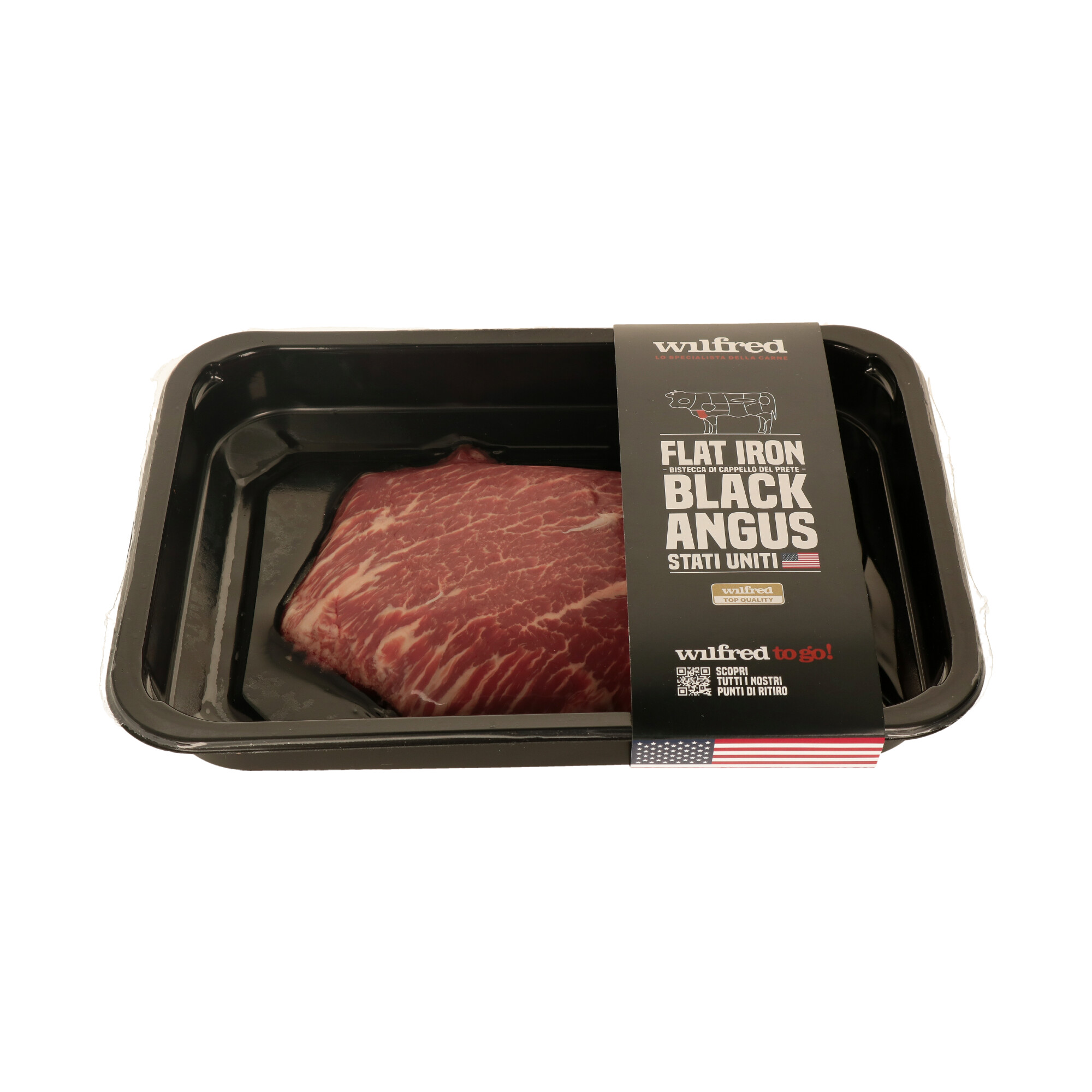 FLAT IRON USA STAR RANCH B. ANGUS (CHOICE) IBP PORZ SKIN FR. - 1