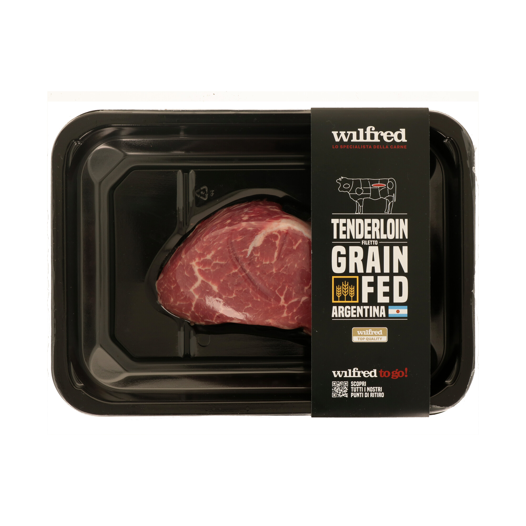 FILETTO / TENDERLOIN 3/4 ARG RIOP. GOLD (GRAIN ANGUS) PORZ SKIN FR.