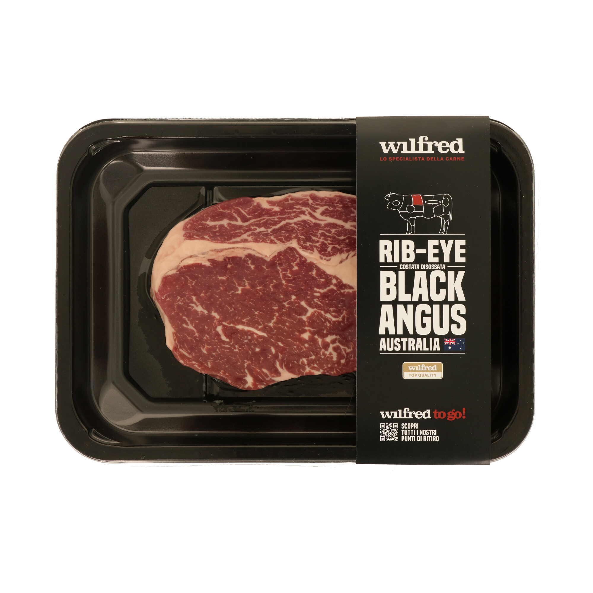 ENTRECOTE/ RIBEYE LIP-OFF AUS SILVERDALE GRAIN ANGUS 1/CF SKIN FR