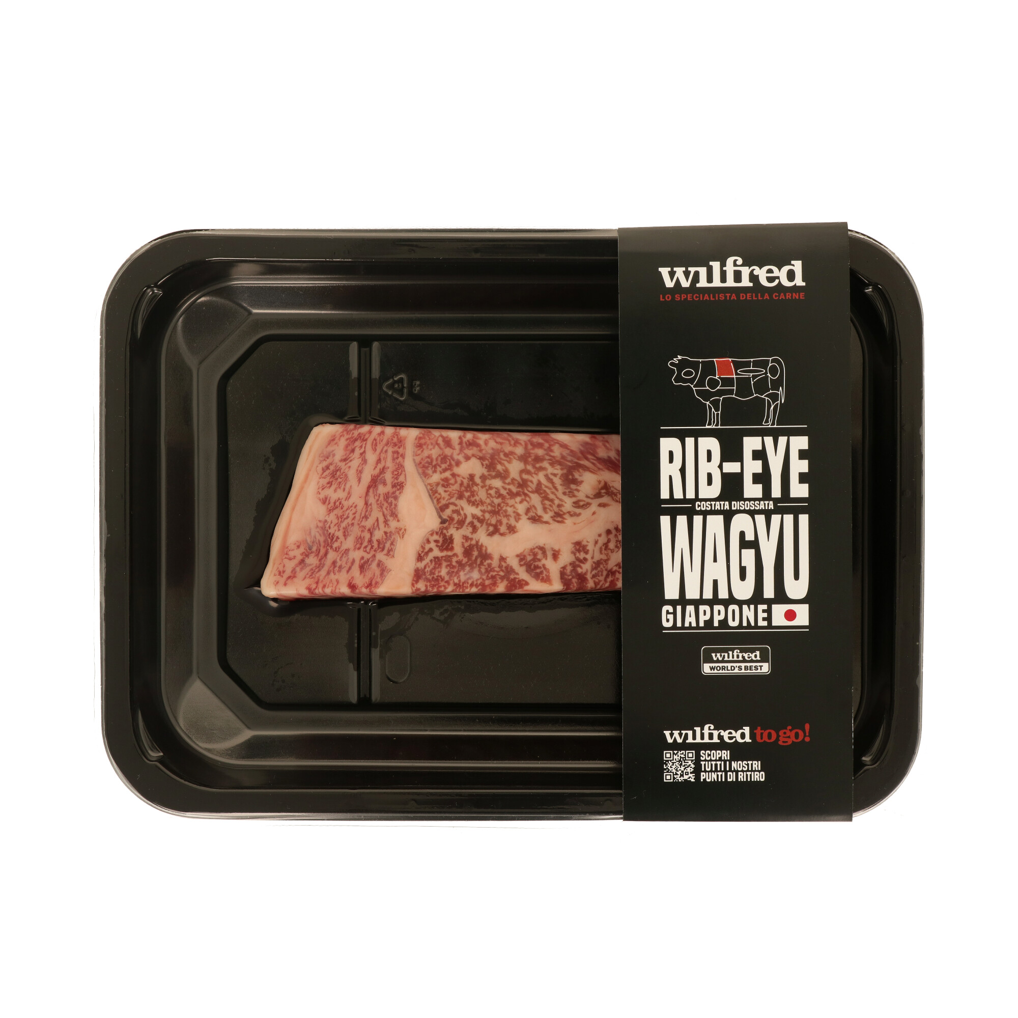 ENTRECOTE / CUBE-ROLL WAGYU JPN HOKKAIDO A4 BMS 7-NT PORZ SKIN FR.