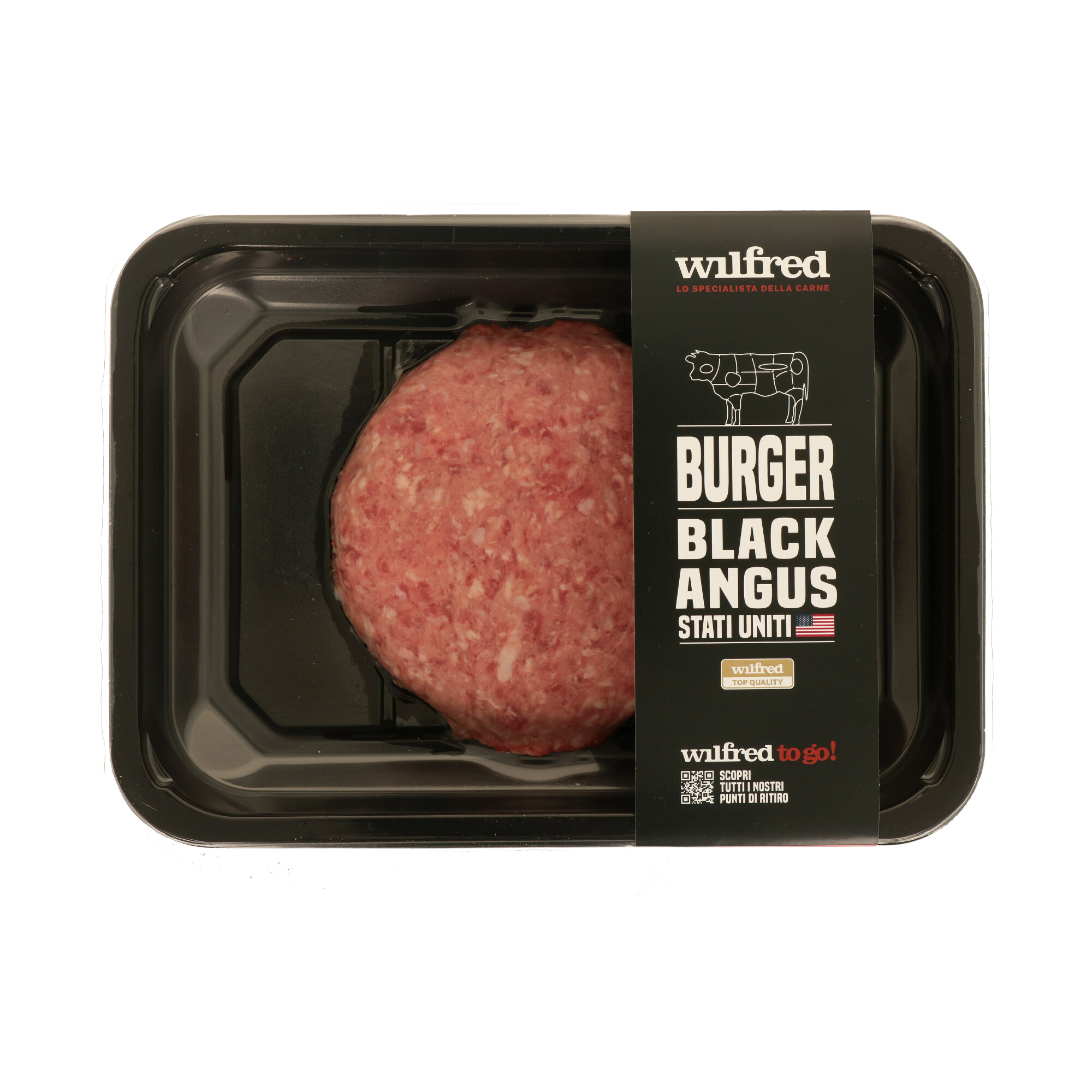 ANGUS BURGER USA 1X200GR. SKIN (GM LAB) FR.